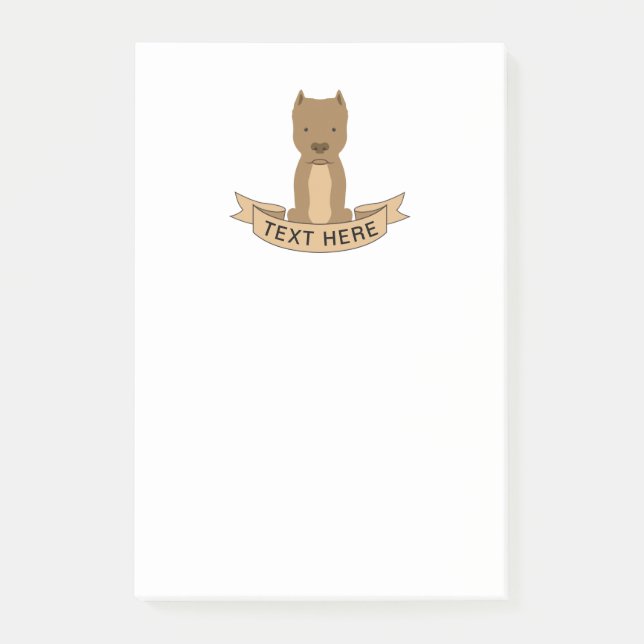 Post-it® Balise Ruban Pitbull (Devant)