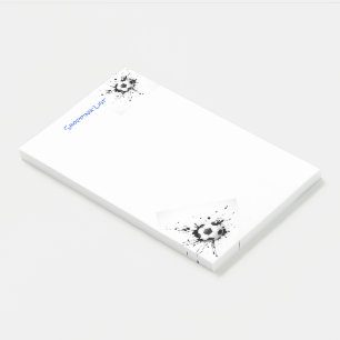 Post-it® Ballon de football de liste d'achats de bloc-notes