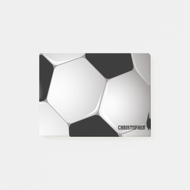 Post-it® Ballon de football personnalisable du football (Devant)