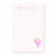 Ballons à air chaud Vintage rose clair stationnair