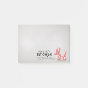 Post-it® Ballons de chien mignon Soins pour animaux de comp