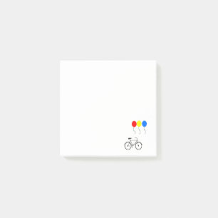 Post-it® Ballons et Bicyclette