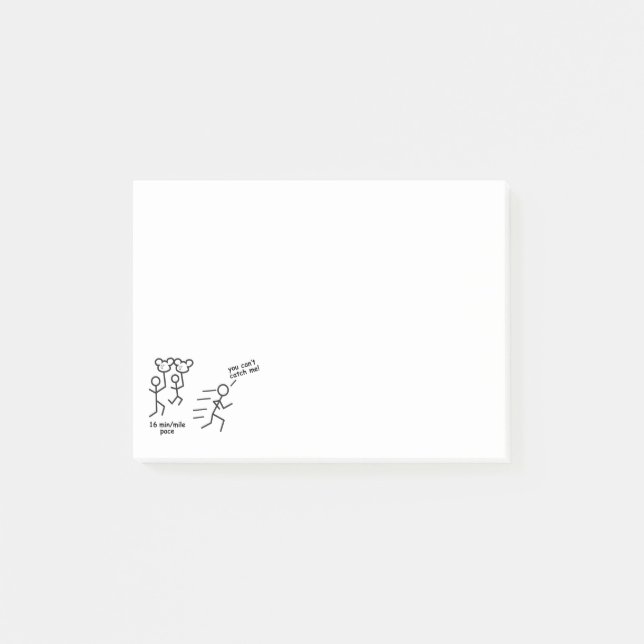 Post-it® Ballons Ladies notes collantes (Devant)