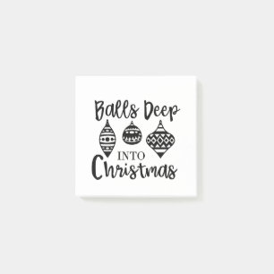 Post-it® Balls Profondes Dans Noël Drôle Noël Noël Noël Noë
