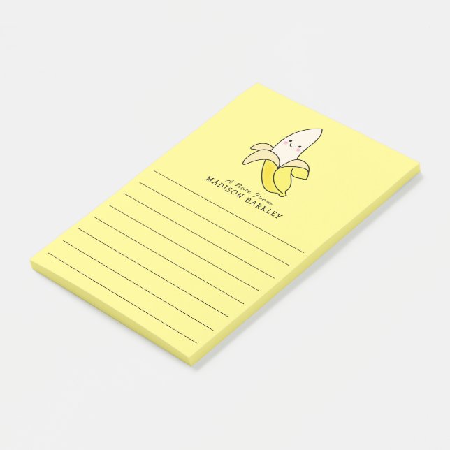 Post-it® Banana Kid's Cute Kawaii (Incliné)