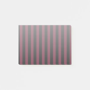 Post-it® Bande bordeaux et noire