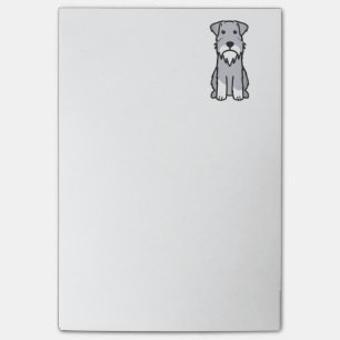 Post-it® Bande dessinée de chien de Schnauzer miniature