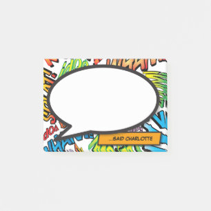 Post-it® Bande dessinée personnalisée moderne tendance