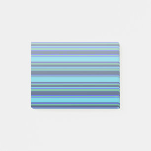 Post-it® Bandes bleues et vertes
