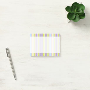 Post-it® Bandes colorées, Bandes arc-en-ciel, Motif rayé