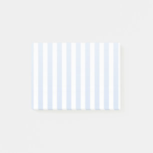 Post-it® Bandes de bonbons bleu pâle et blanc