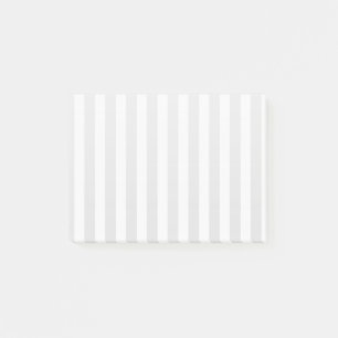 Post-it® Bandes de bonbons gris clair et blanc