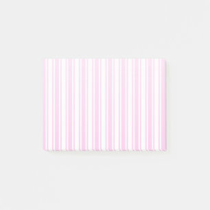 Post-it® Bandes de bonbons rose clair et blanc
