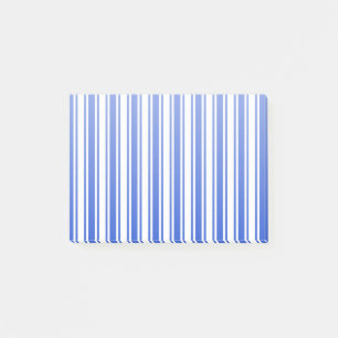 Post-it® Bandes de bonbons royales bleues et blanches