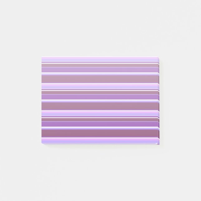 Post-it® Bandes de nuances de violet (Devant)
