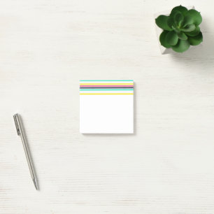 Post-it® Bandes horizontales colorées