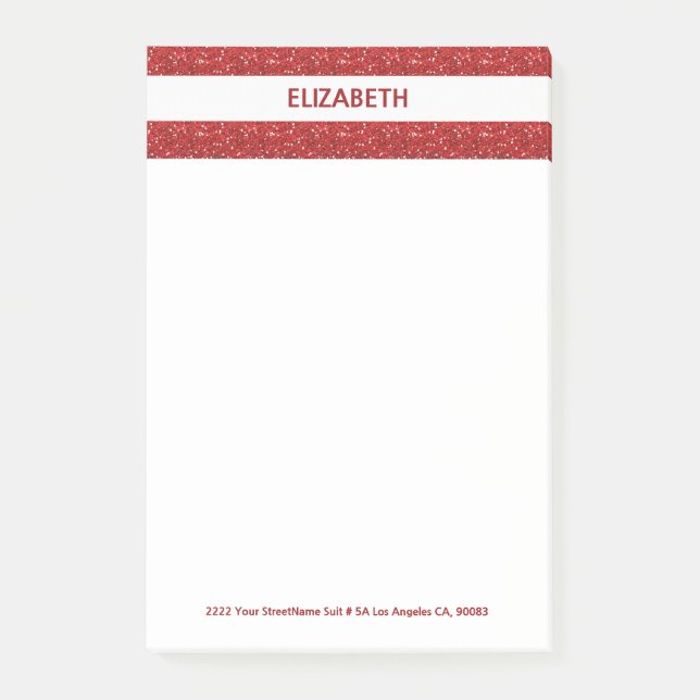 Post-it® Bandes parties scintillant (Devant)