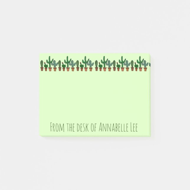 Post-it® Bannière de cactus (Devant)