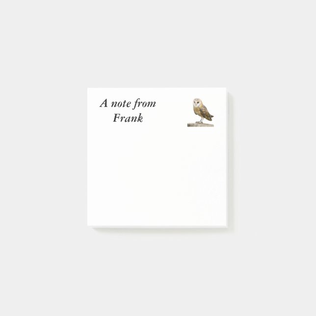 Post-it® Barn Owl (Devant)