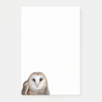 Barn Owl Photo 4x6 Notes Papeterie