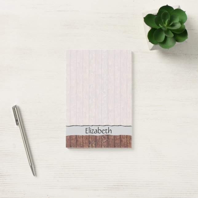 Post-it® Barn Wall, Wood, Wooden Boards, (Bureau)