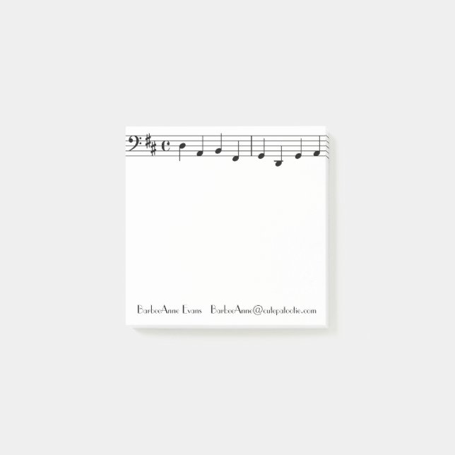 Post-it® Barre simple (Devant)