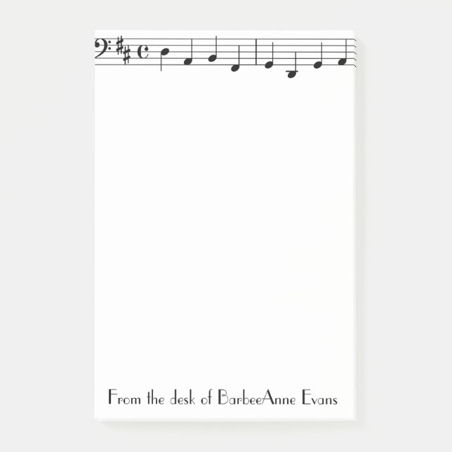 Post-it® Barre simple (Devant)