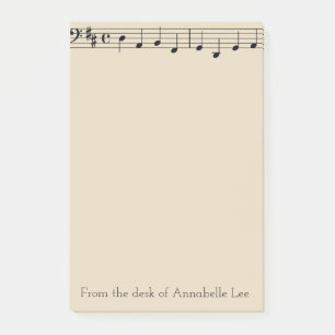 Post-it® Barre simple de la musique
