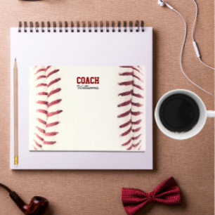 Post-it® Baseball Look Personnalisé Coach Post-It Notes