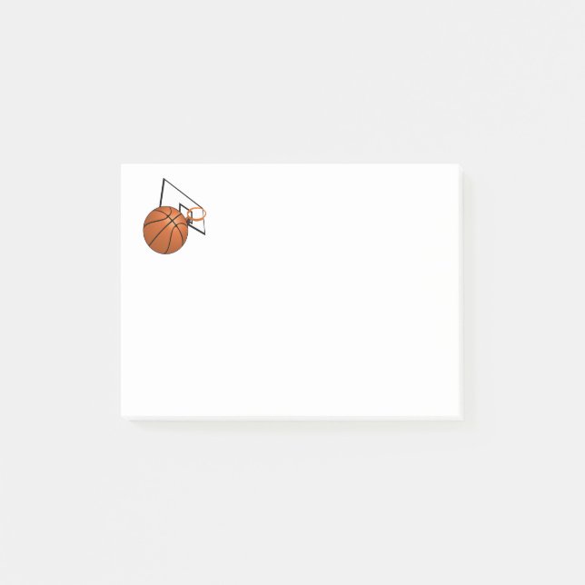 Post-it® Basket-ball et cerceau (Devant)