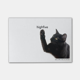 Post-it® Batcat : 5 notes de post-it élevées