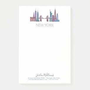 Post-it® Bâtiments couleur New York Skyline