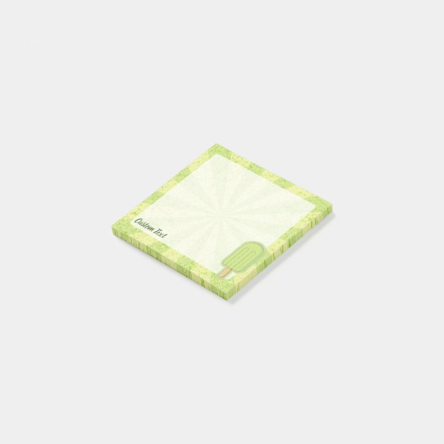 Post-it® Bâton de crème glacée de chaux (Incliné)