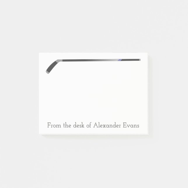 Post-it® Bâton de hockey (Devant)