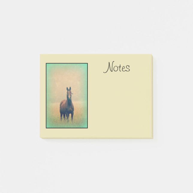 Post-it® Bay Horse Standing (Devant)