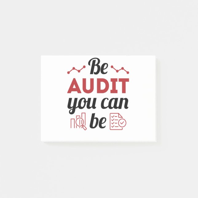 Post-it® Be Audit You Can Be Funny Auditing Staff (Devant)