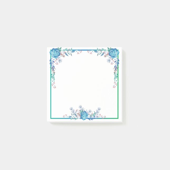 Post-it® Beau design floral élégant (Devant)
