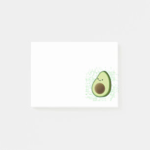 Post-it® Beau Dessin Avocado Sur Un Arrière - plan Distress