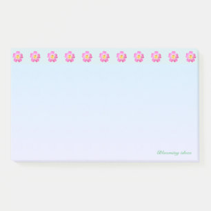 Post-it® Beau en-tête de fleur