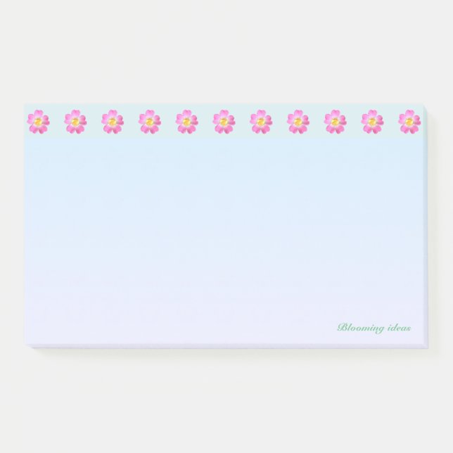 Post-it® Beau en-tête de fleur (Devant)