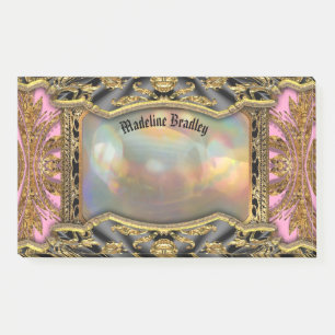 Post-it® Beau monogramme baroque de Barnetcue