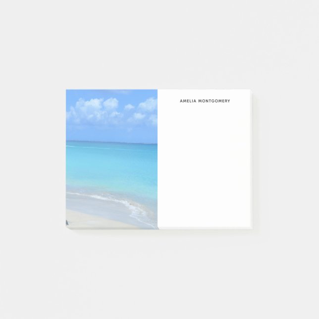 Post-it® Beautiful Turquoise Tropical Beach  (Devant)