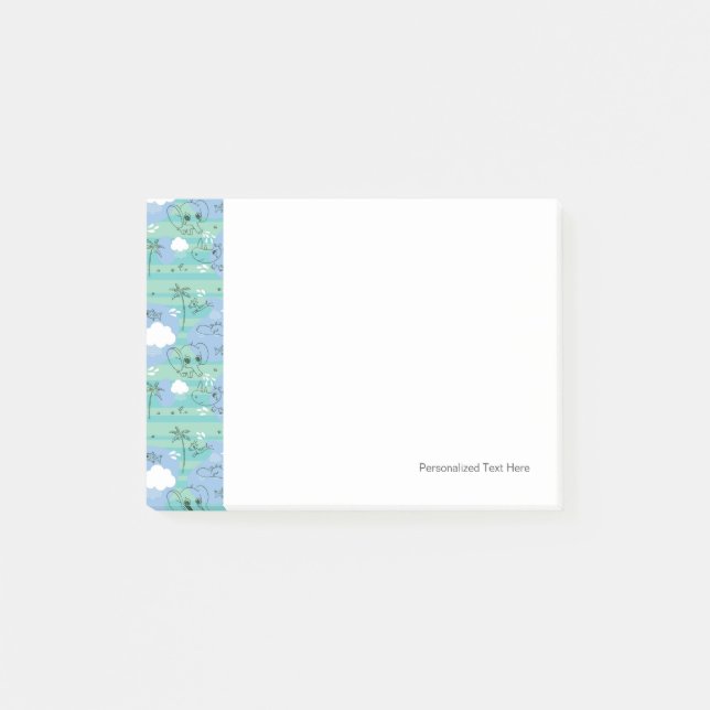 Post-it® Beaux animaux jouant avec de l'eau 3 (Devant)