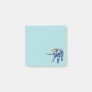 Post-it® Bébé Eléphant Bleu mignon Fille Enfants