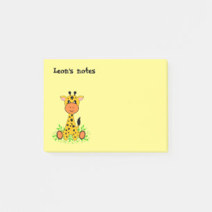 Post-it® Bébé girafe drôle mignon pour les enfants, 