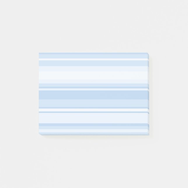 Post-it® Bébé rayures bleues (Devant)