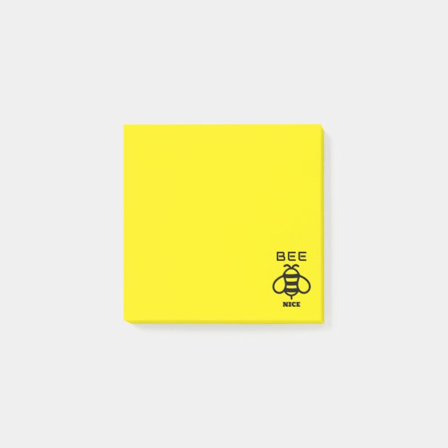 Post-it® Bee Nice with Minimal Design (Devant)