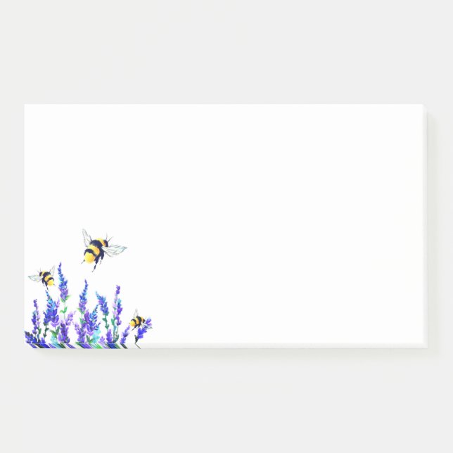 Post-it® Bee Sticky Notes Printemps (Devant)
