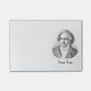 Post-it® Beethoven noir et blanc