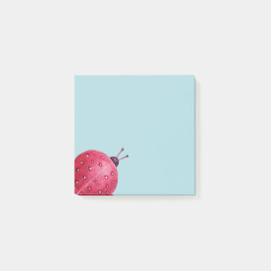 Post-it® Belle aquarelle Abstraite Ladybug